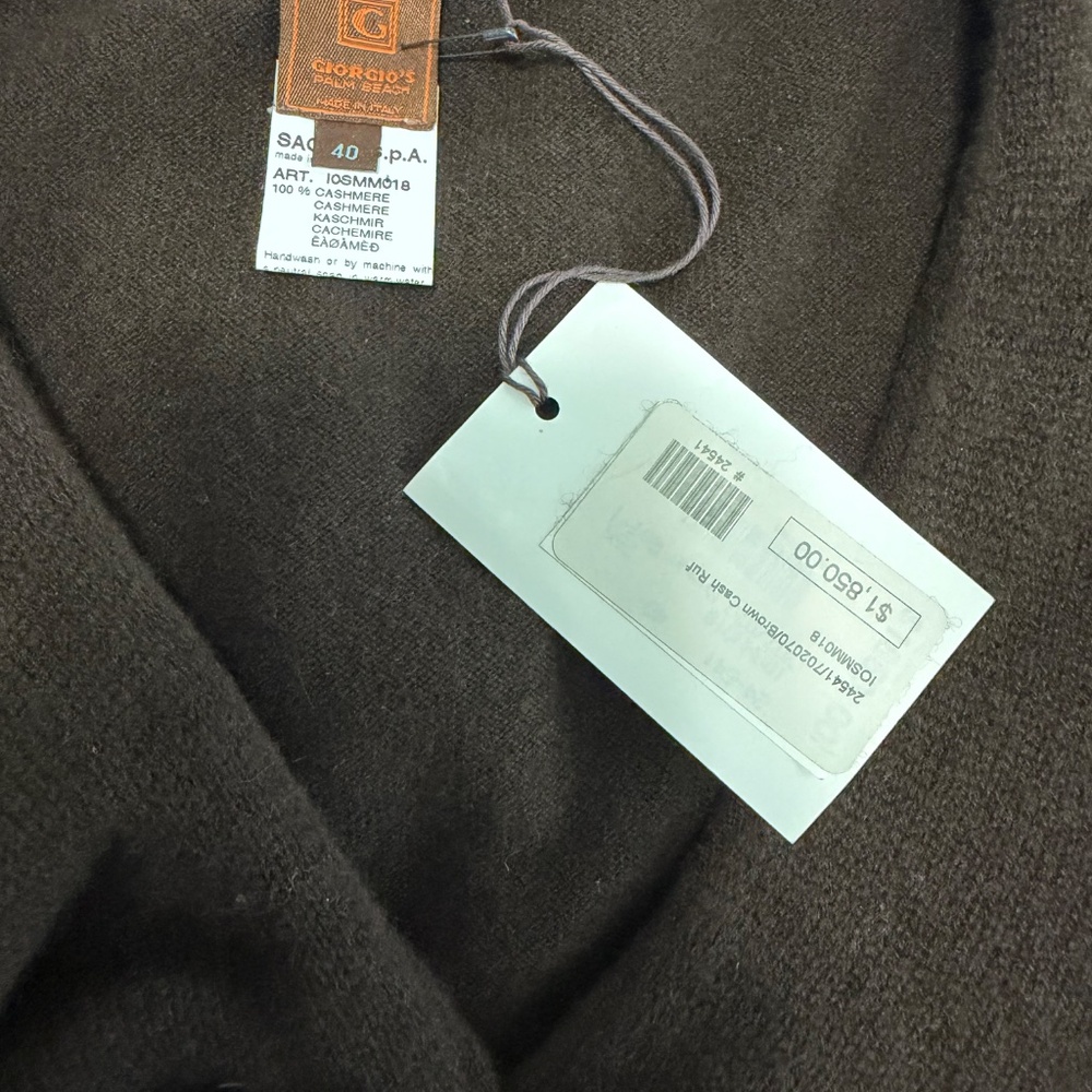PRICE DROP !! Giorgio's of Palm Beach Cashmere sweater true luxury! - Picture 2 of 4